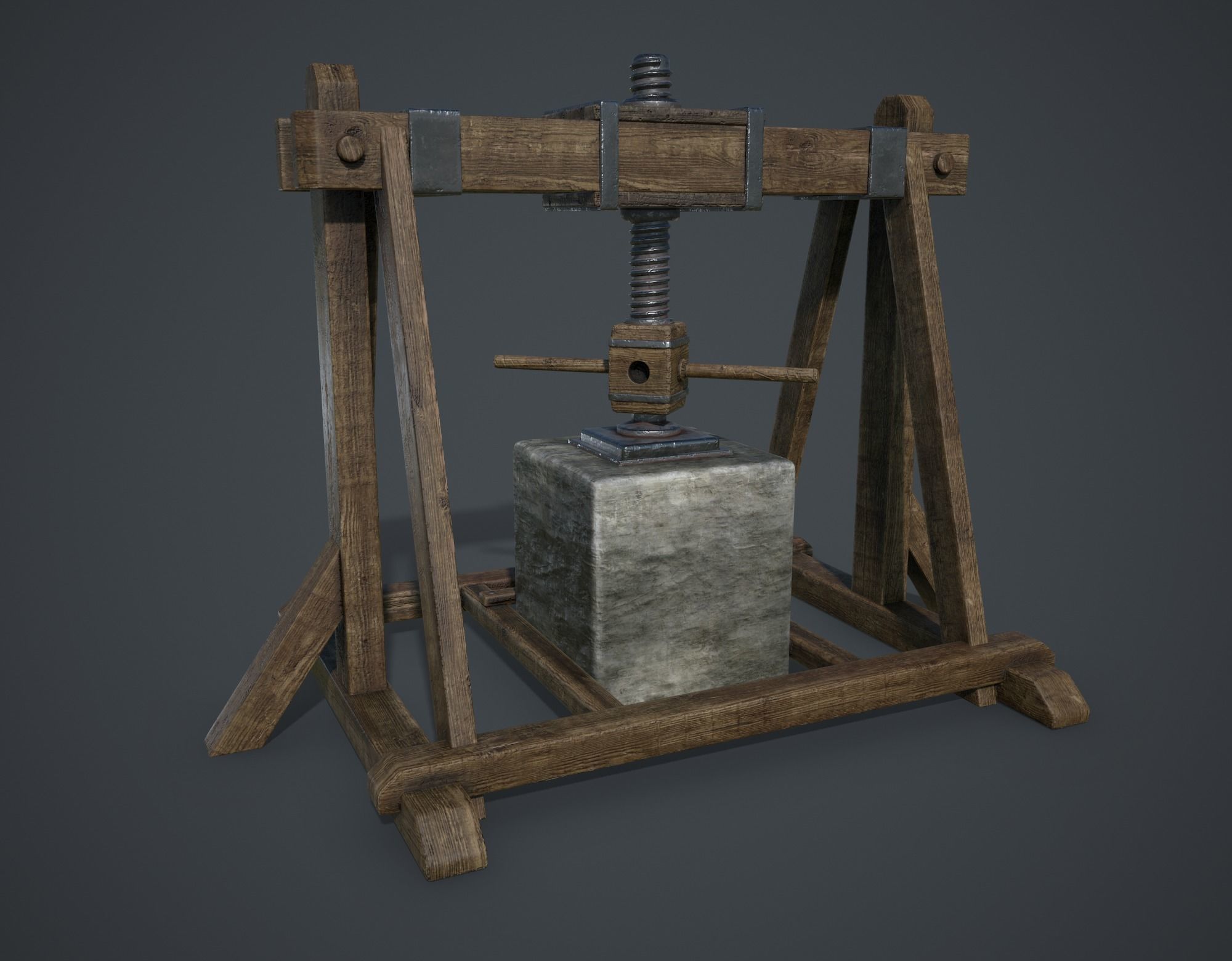 Medieval Collection Low-poly 3D model_233