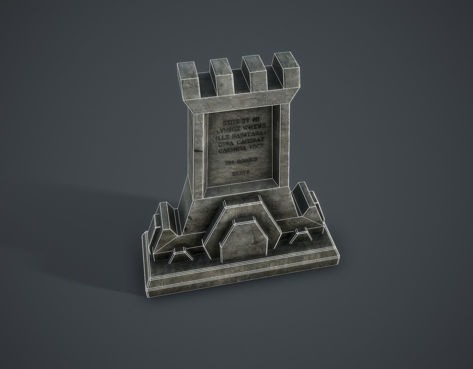 Medieval Collection Low-poly 3D model_123