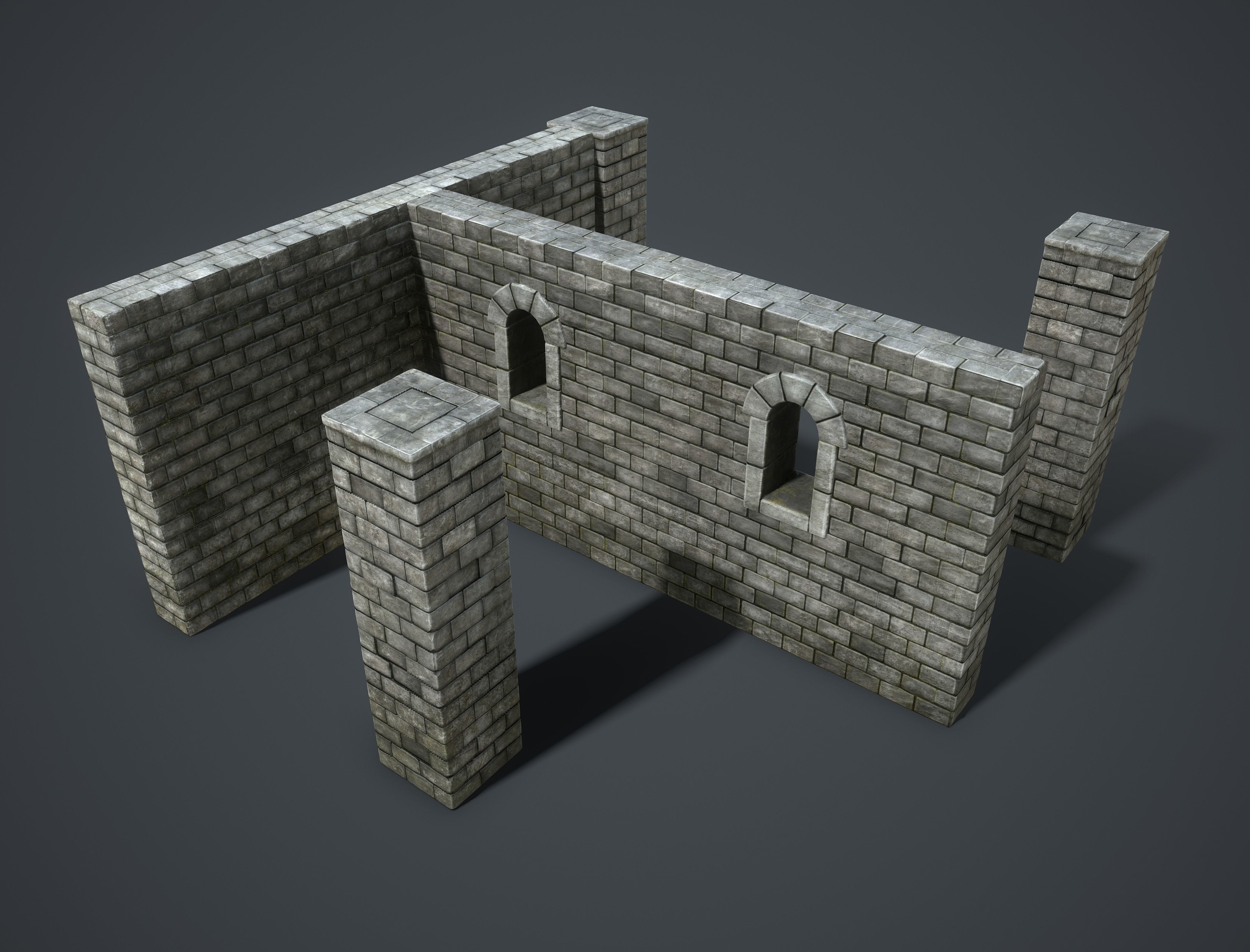 Medieval Collection Low-poly 3D model_250