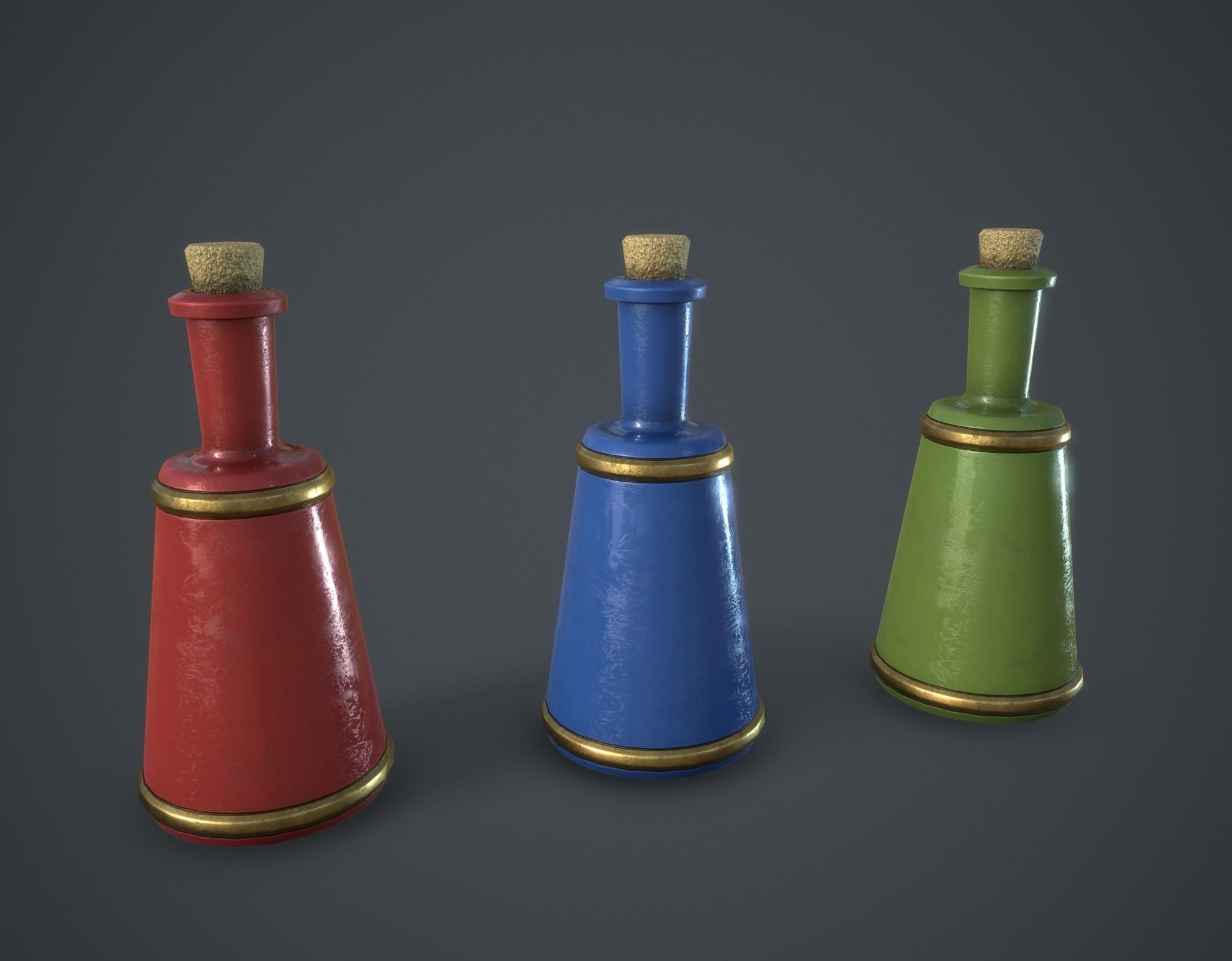 Medieval Collection Low-poly 3D model_43