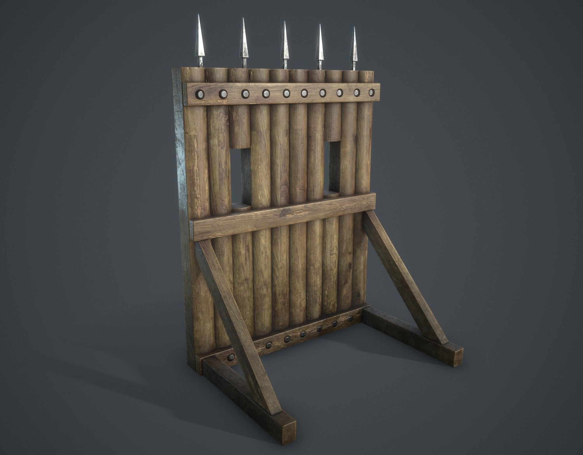 Medieval Collection Low-poly 3D model_53