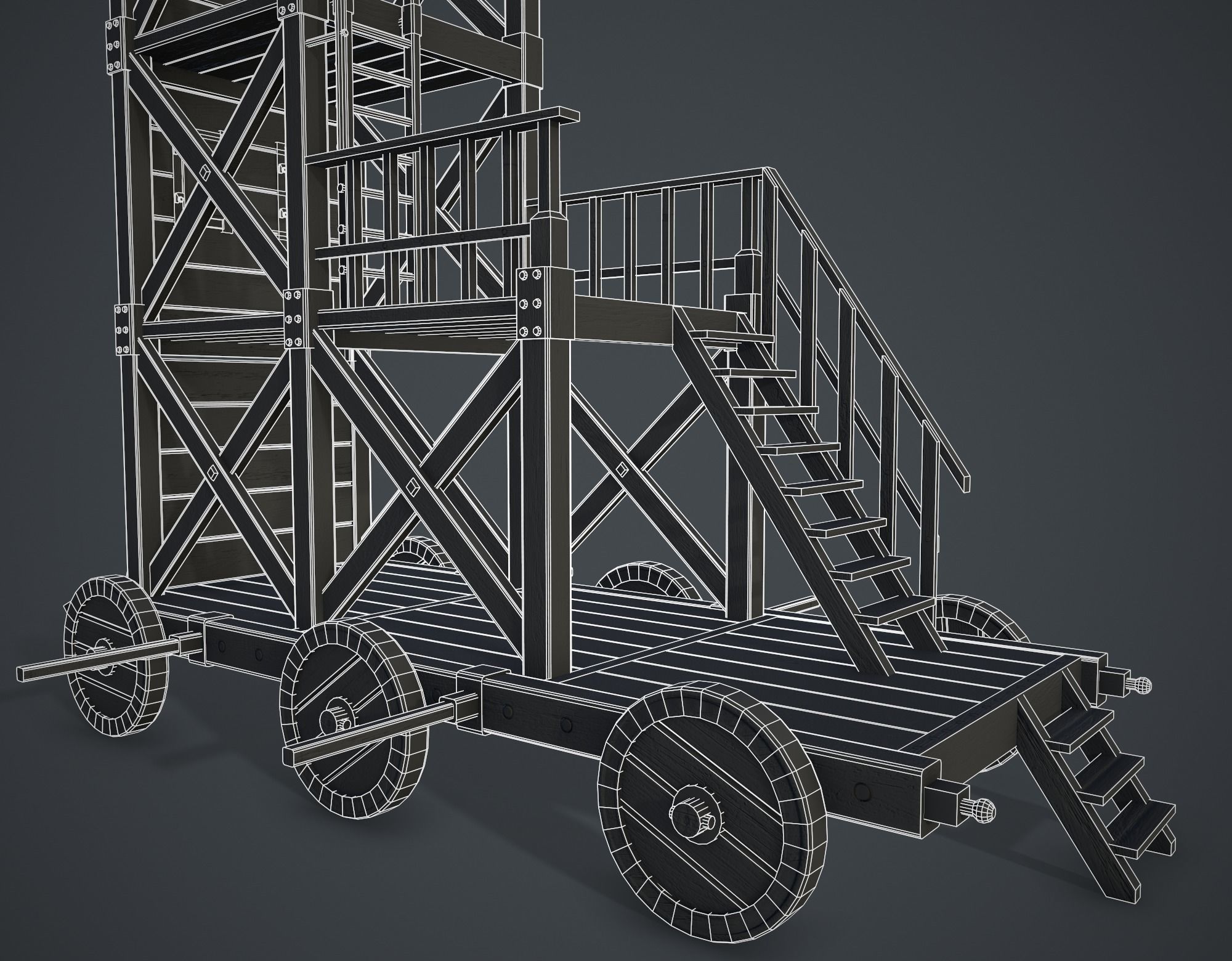 Medieval Collection Low-poly 3D model_26