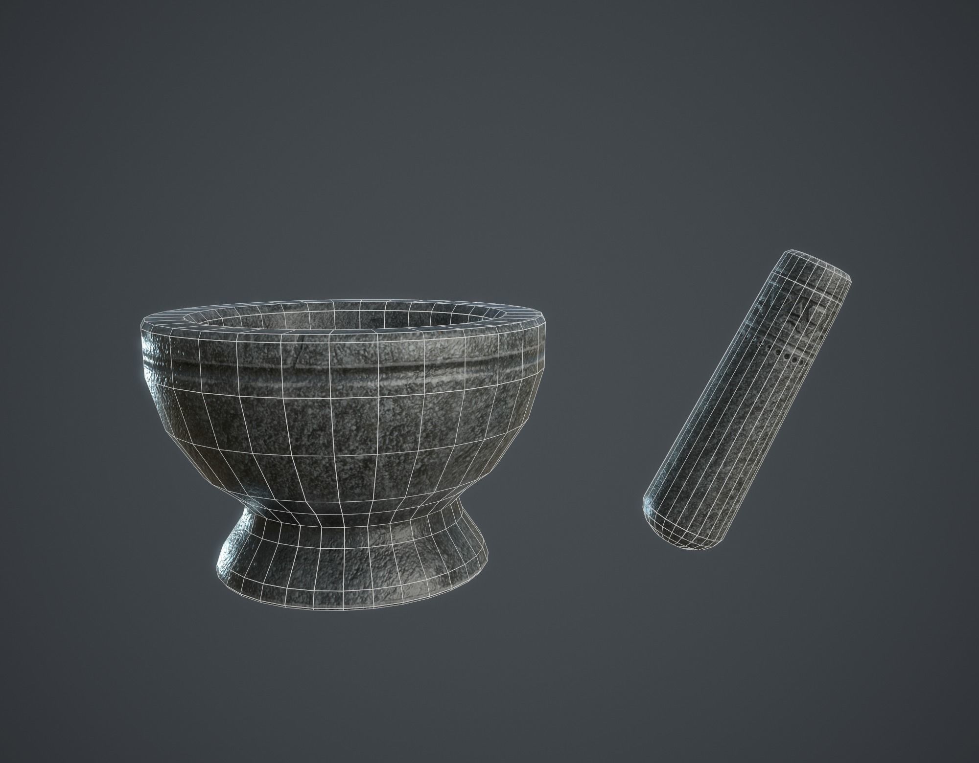 Medieval Collection Low-poly 3D model_222