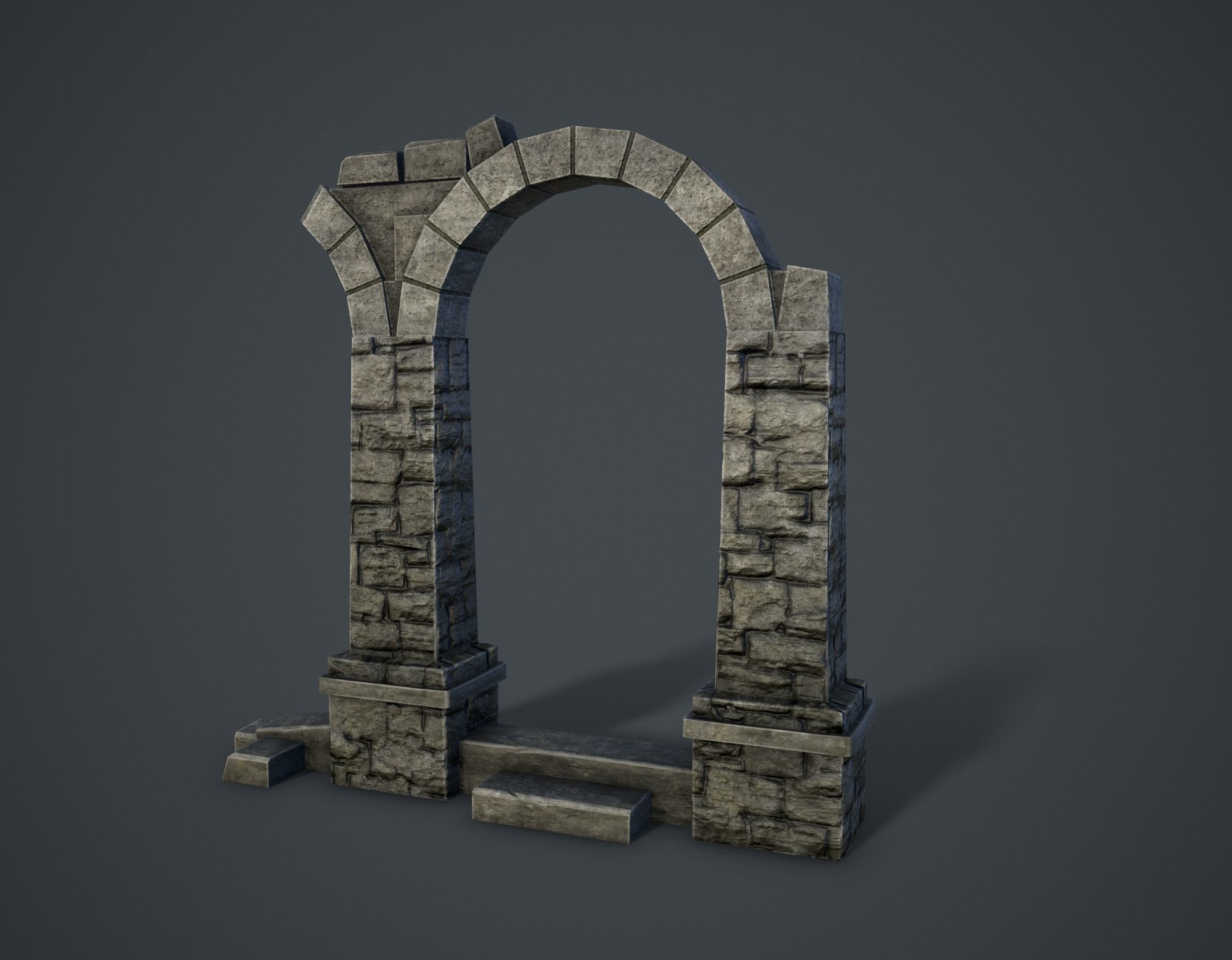 Medieval Collection Low-poly 3D model_10