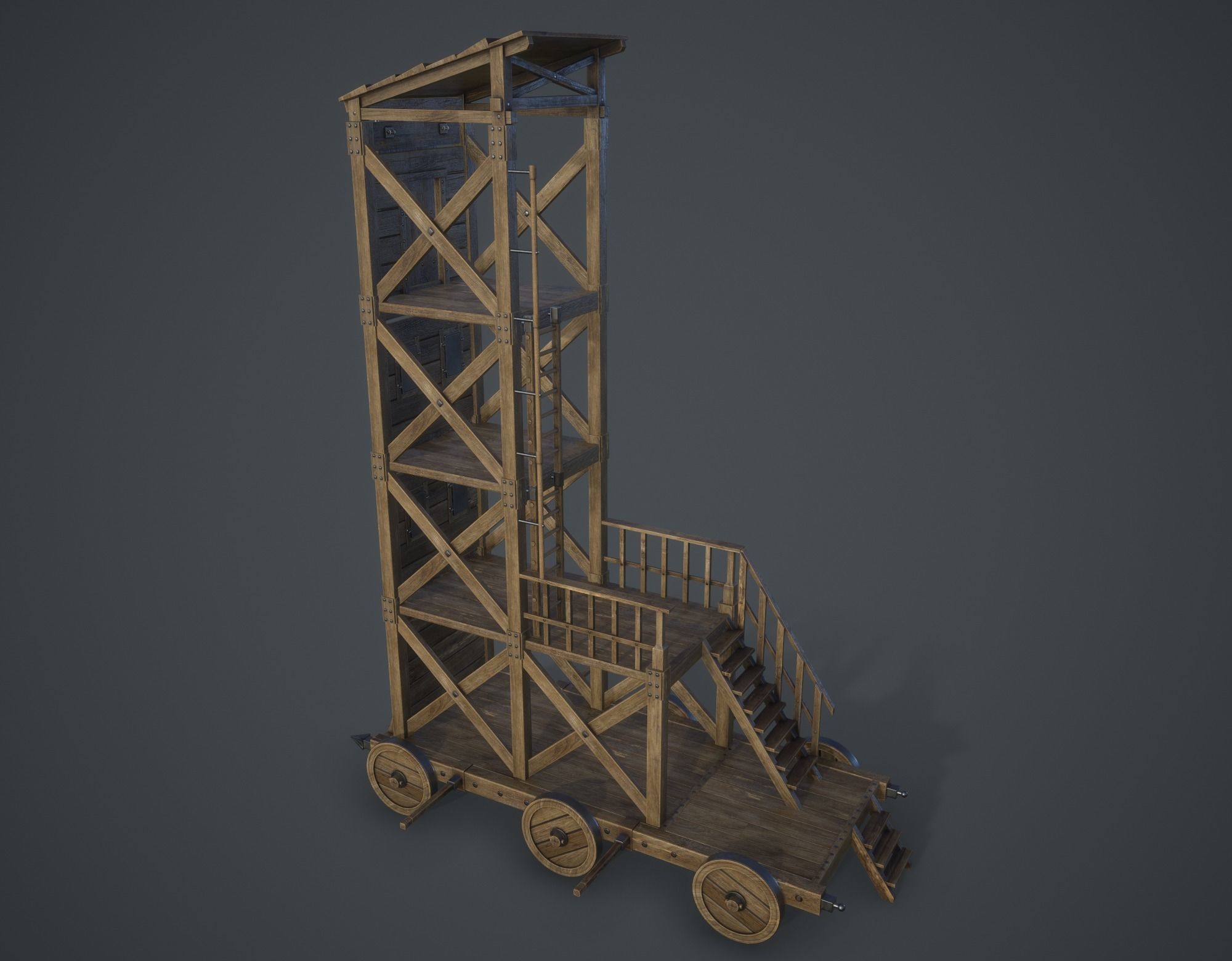 Medieval Collection Low-poly 3D model_23