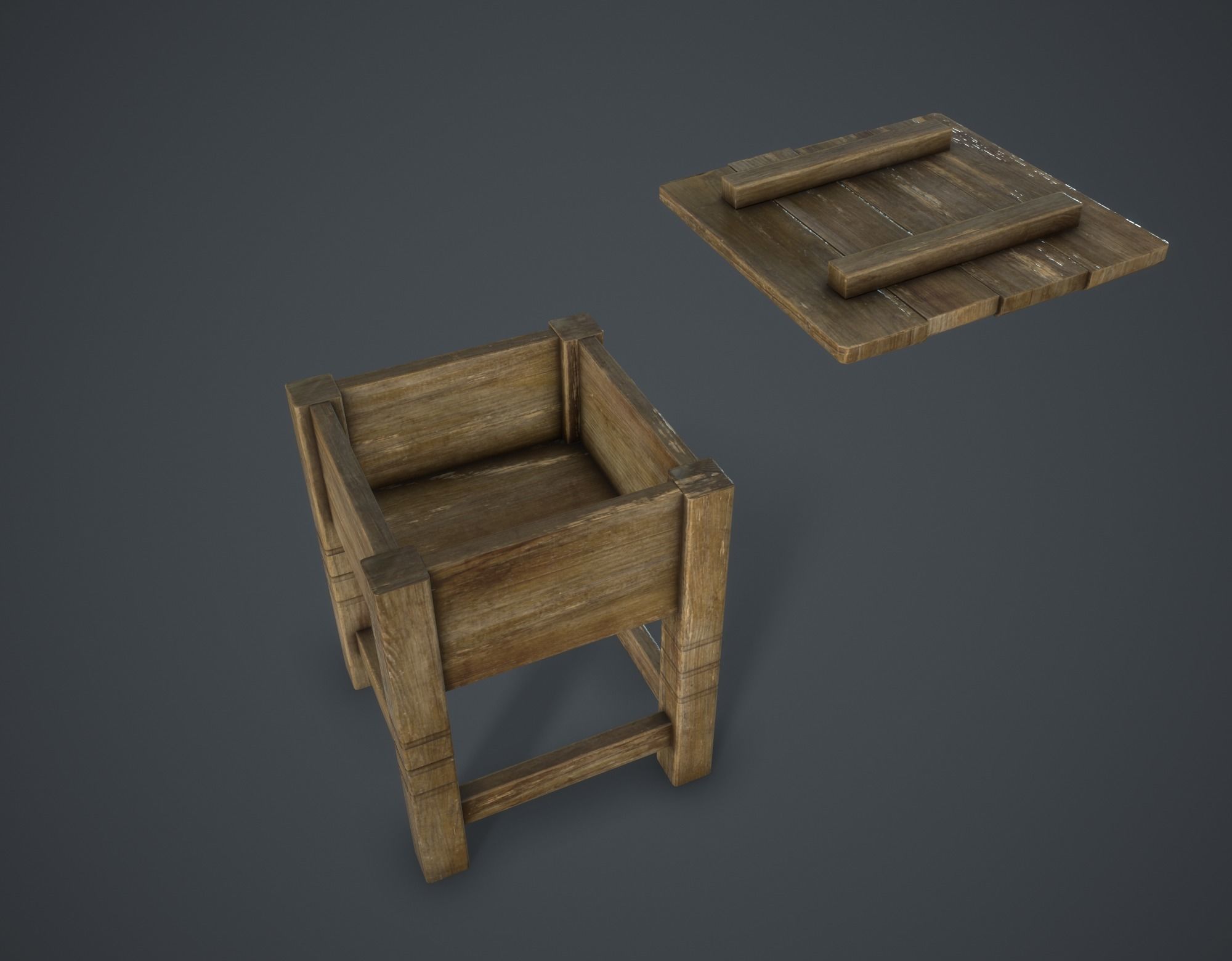 Medieval Collection Low-poly 3D model_95