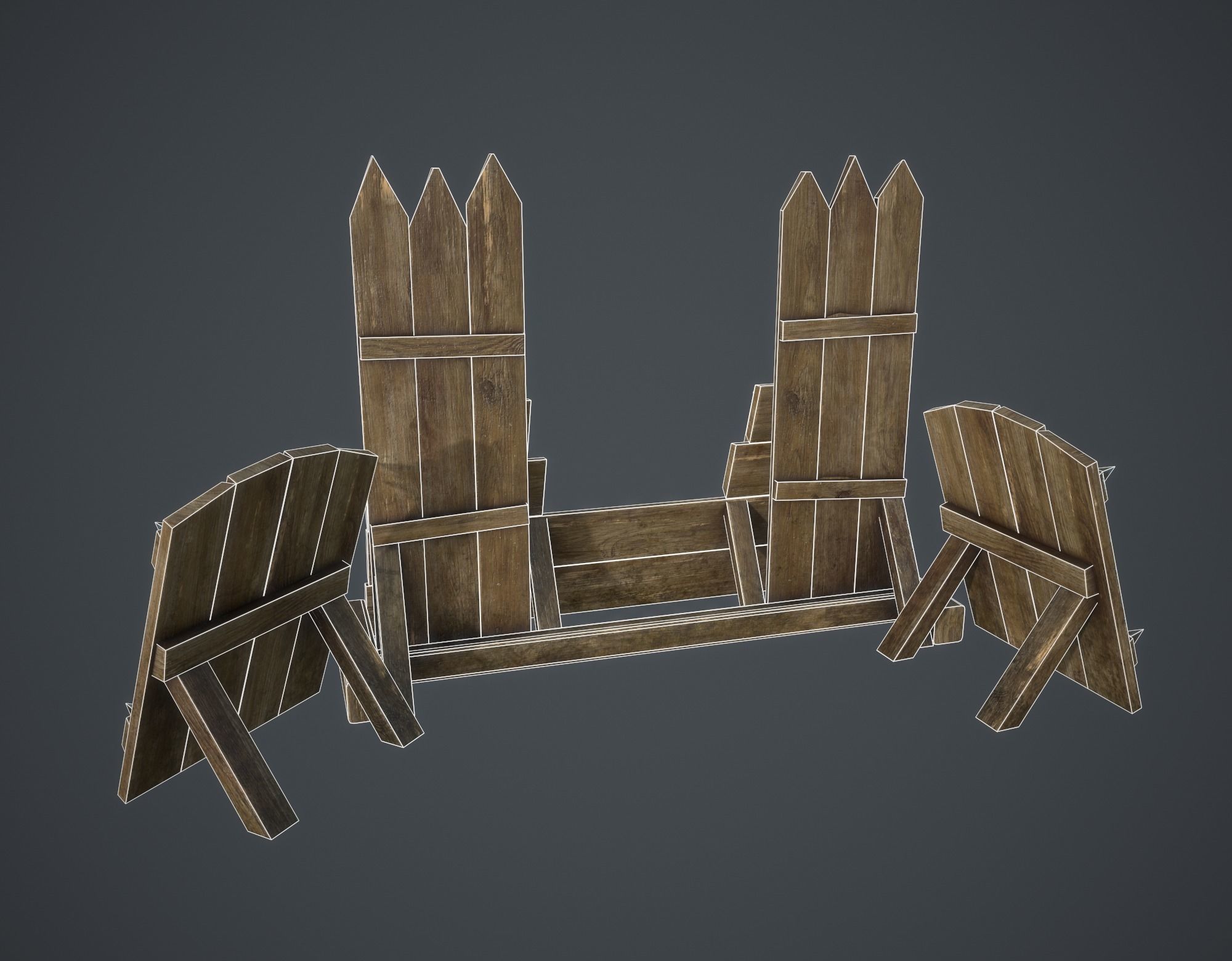 Medieval Collection Low-poly 3D model_67