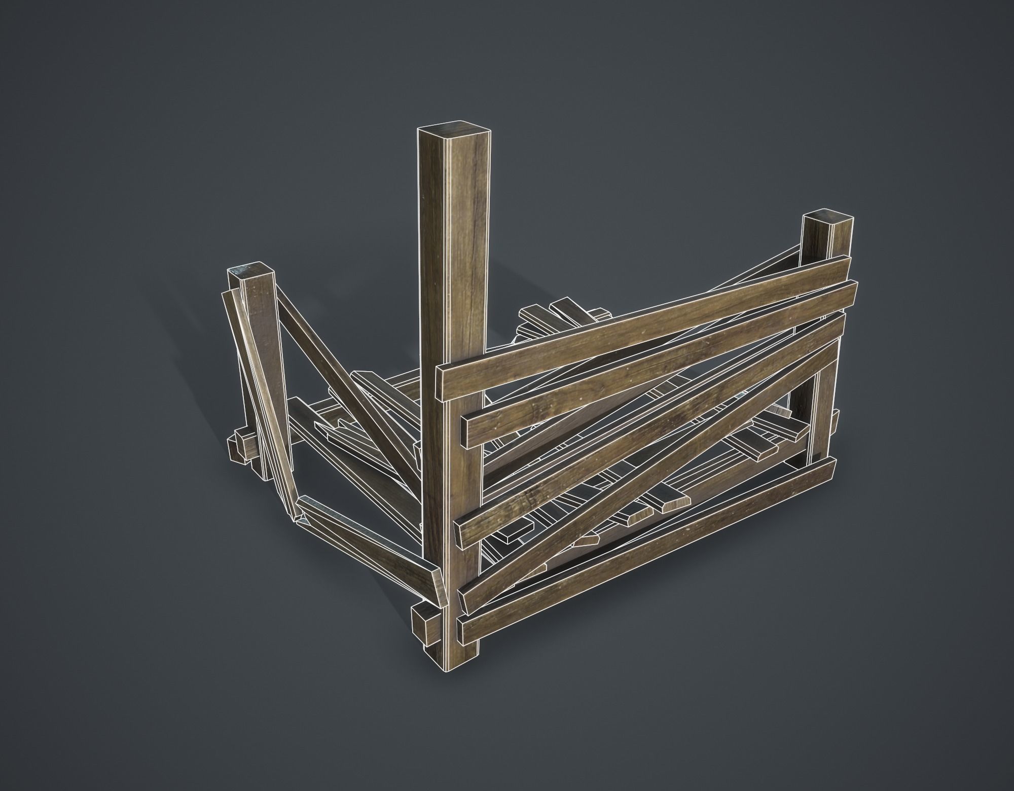 Medieval Collection Low-poly 3D model_33