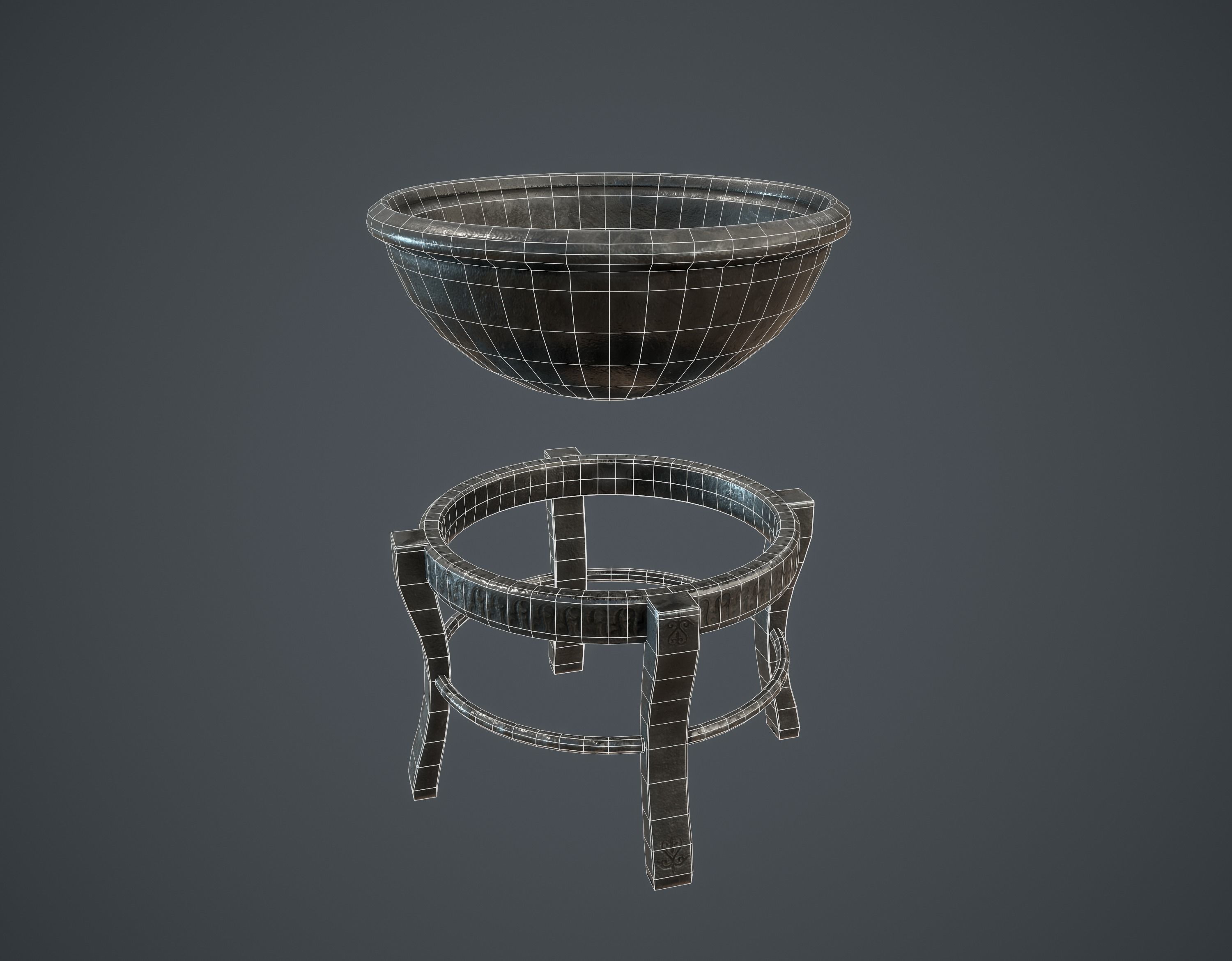 Medieval Collection Low-poly 3D model_224