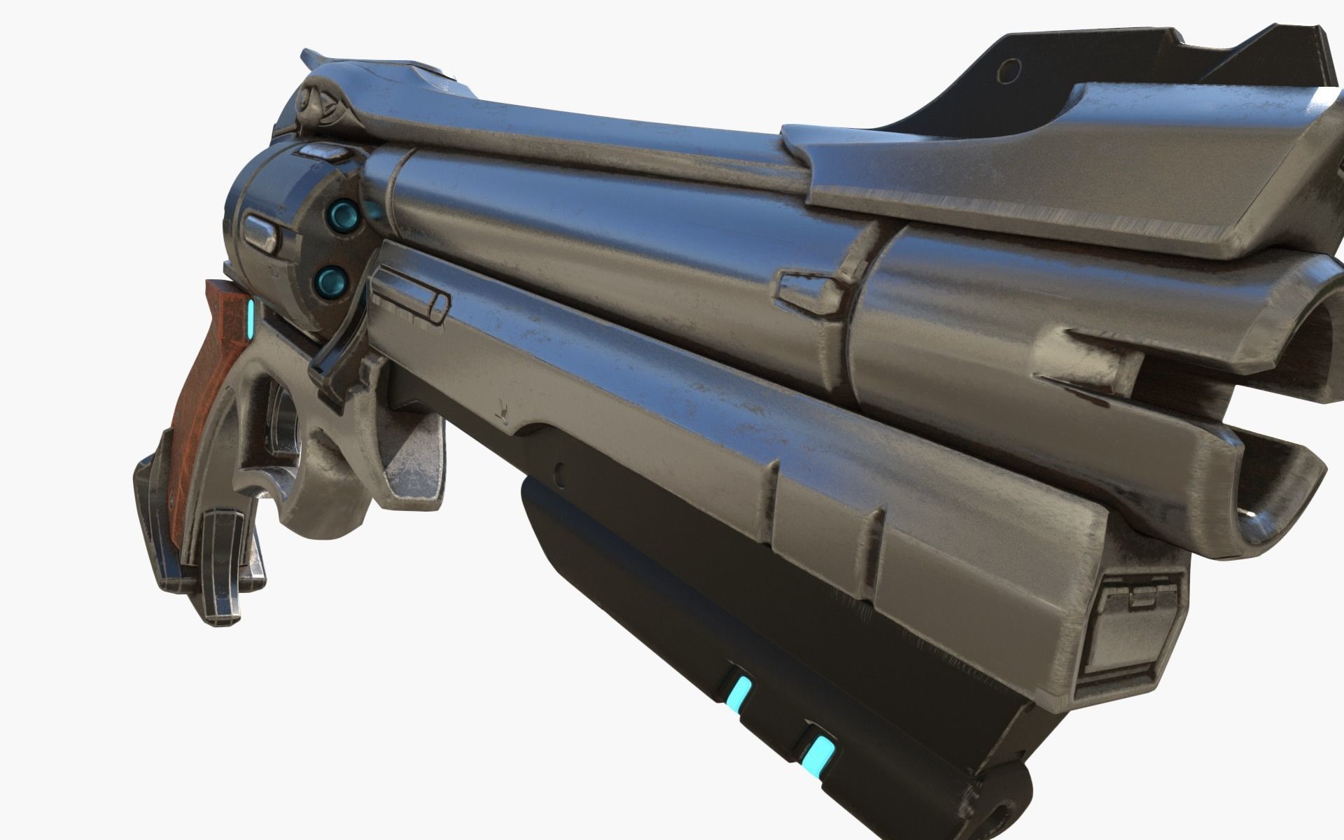 Overwatch Mccree s Peacekeeper 3D model_16