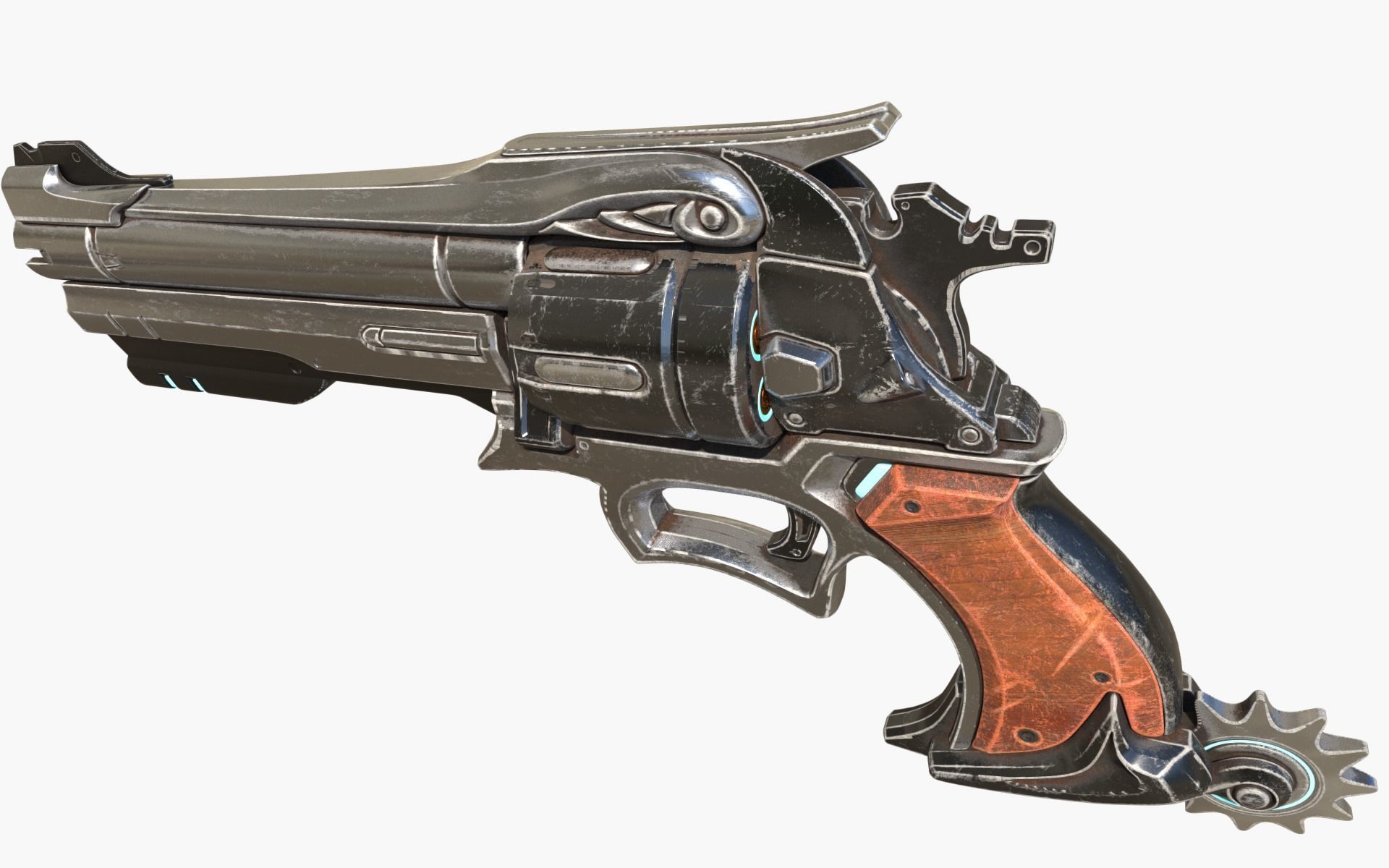 Overwatch Mccree s Peacekeeper 3D model_5