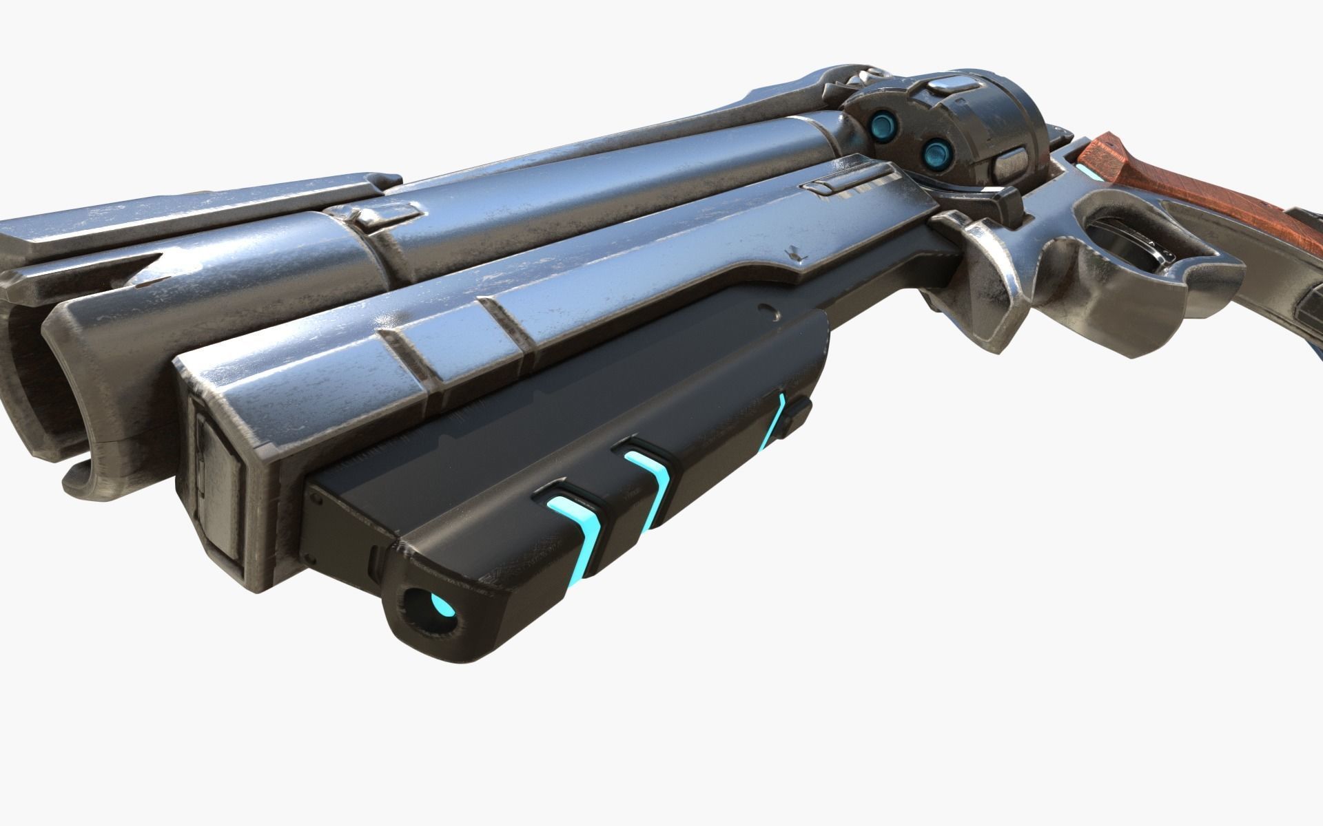 Overwatch Mccree s Peacekeeper 3D model_11