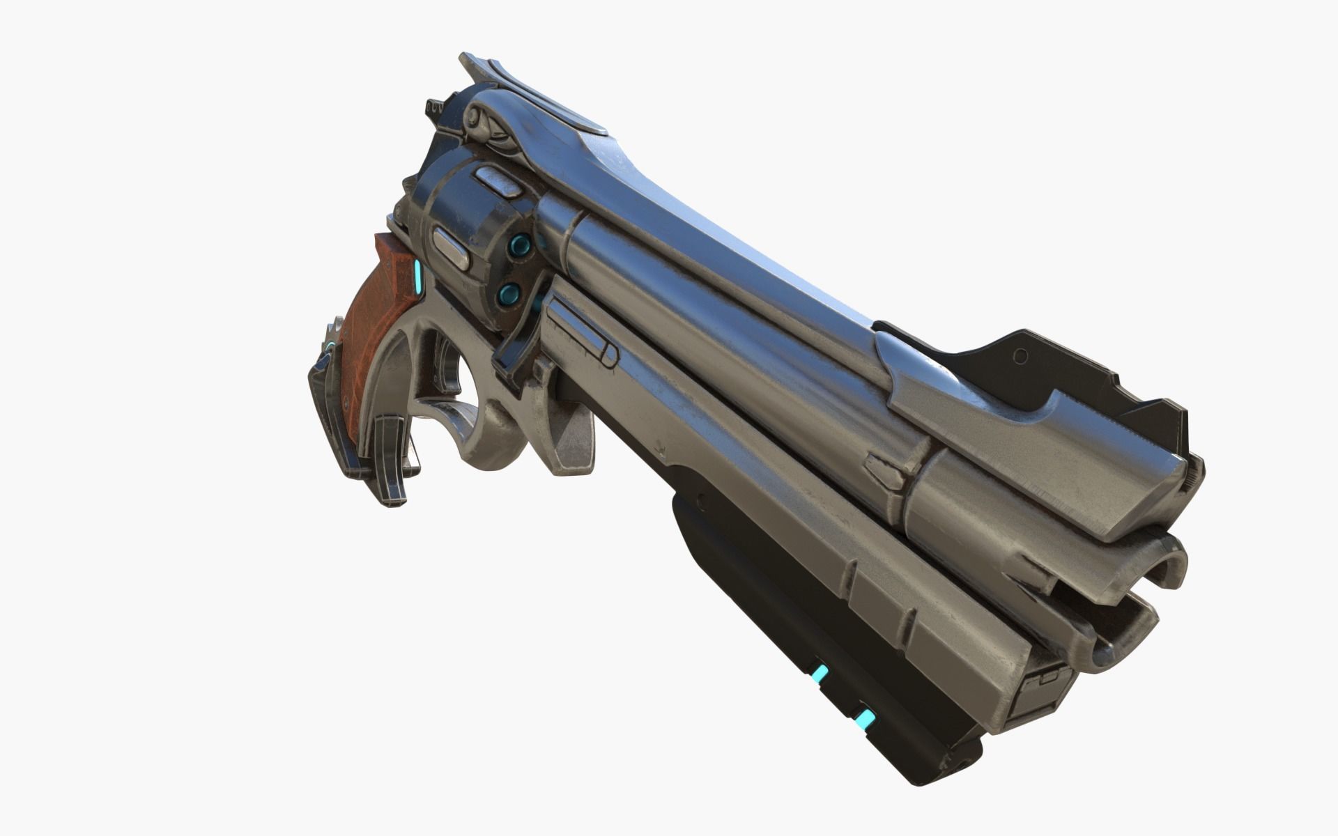 Overwatch Mccree s Peacekeeper 3D model_15