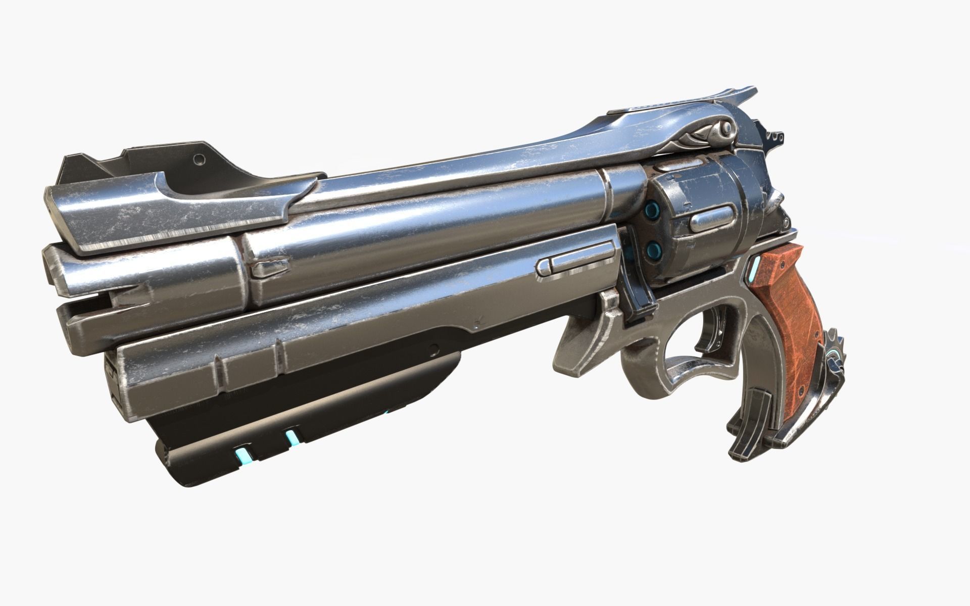 Overwatch Mccree s Peacekeeper 3D model_12