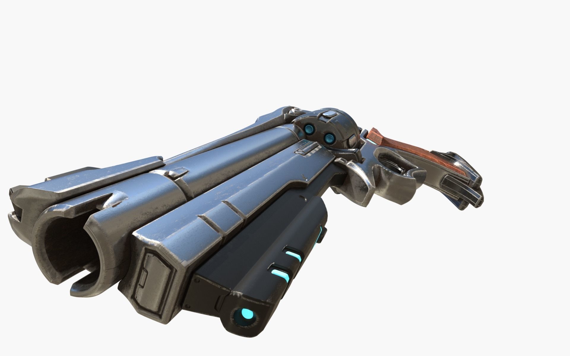 Overwatch Mccree s Peacekeeper 3D model_13