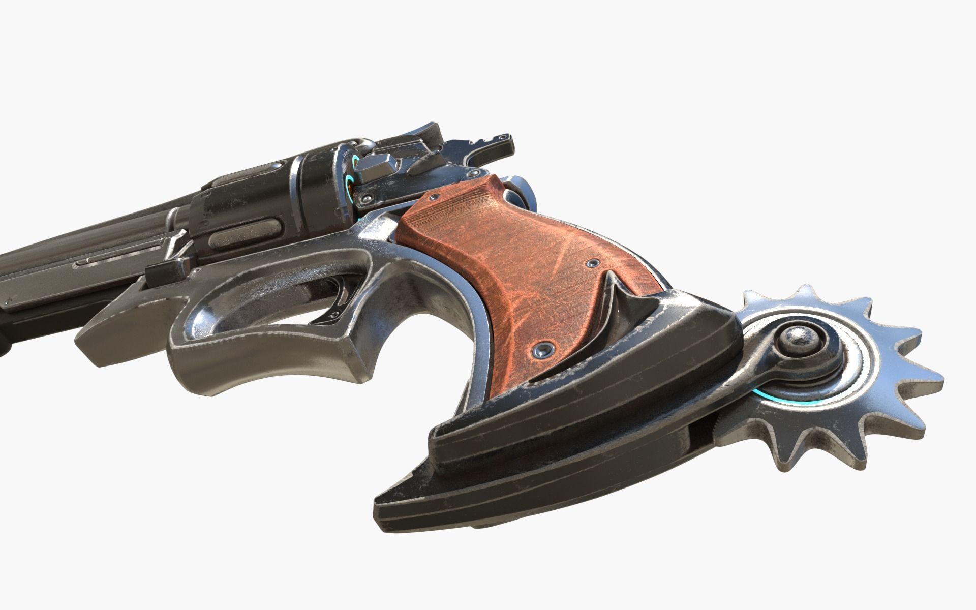 Overwatch Mccree s Peacekeeper 3D model_10