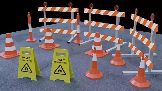 Street Assets - Vol 1 Roadblocks