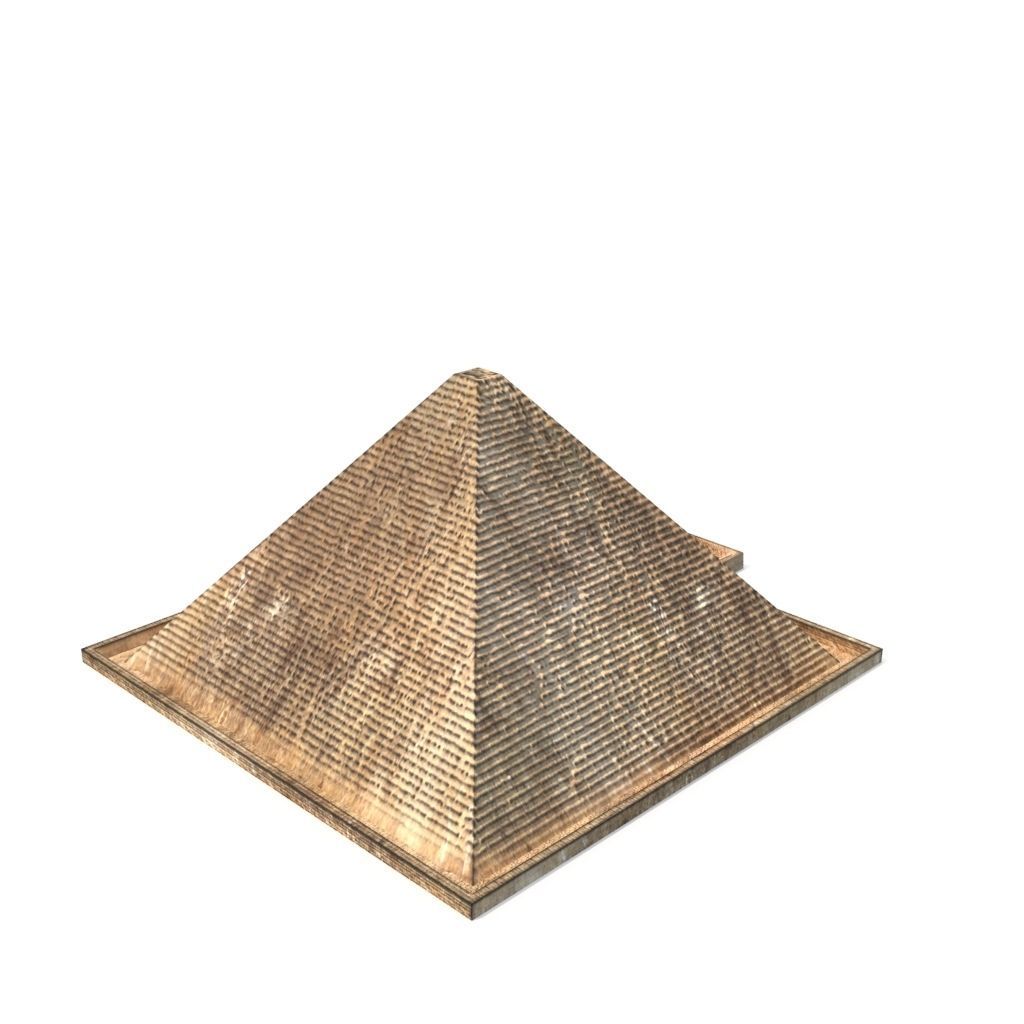 Pyramid of Cheops Low-poly 3D model_2