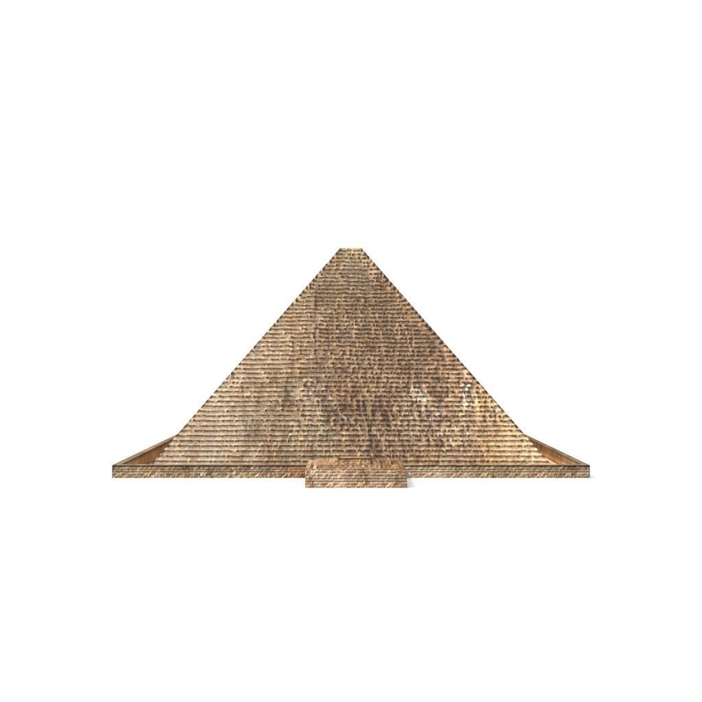 Pyramid of Cheops Low-poly 3D model_3