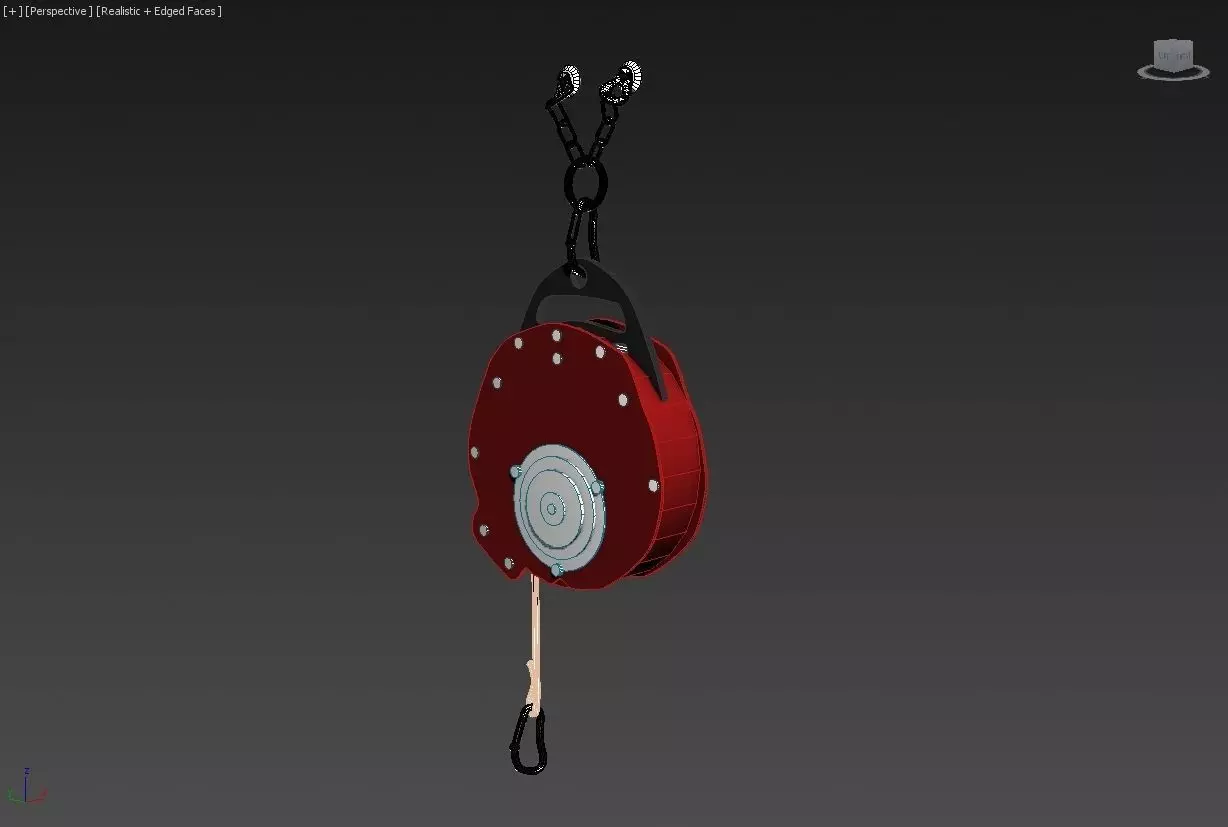 Autobelay for climbing walls 3D model
