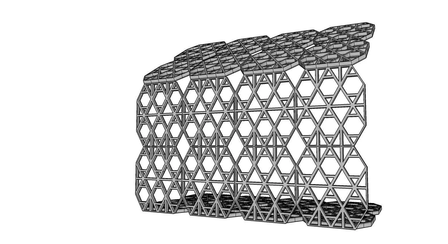 architectural shell 3D model