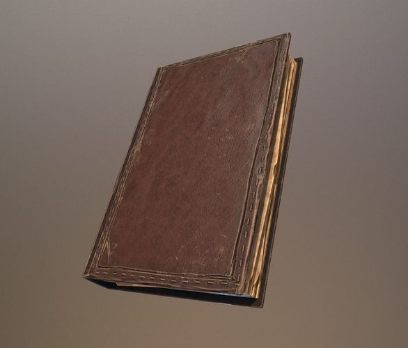 Old Book Low-poly 3D model