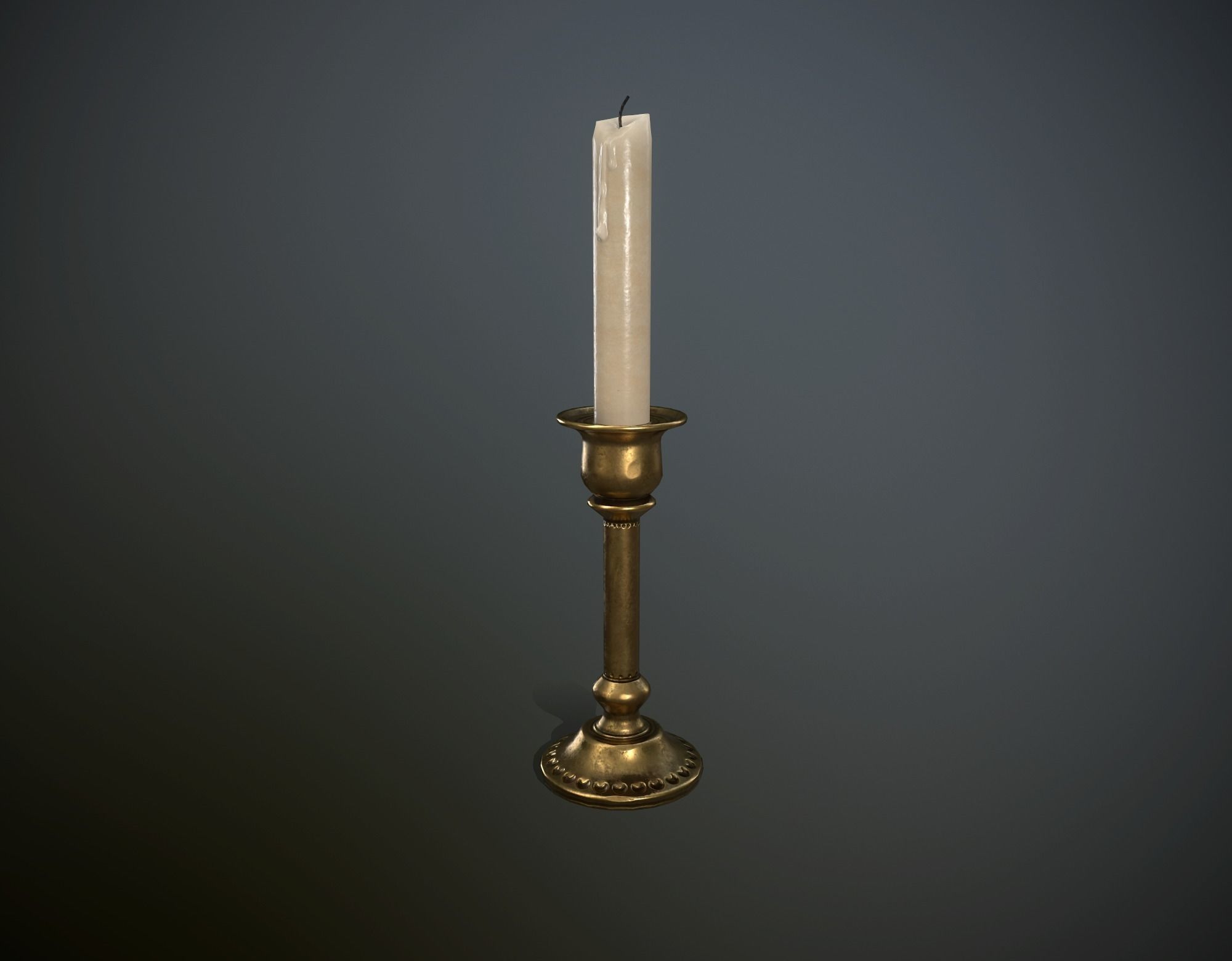 Candlestick Low-poly 3D model