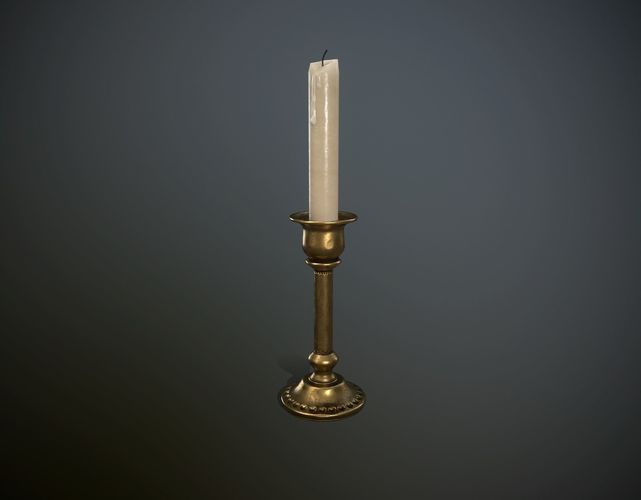 Candlestick Low-poly 3D model