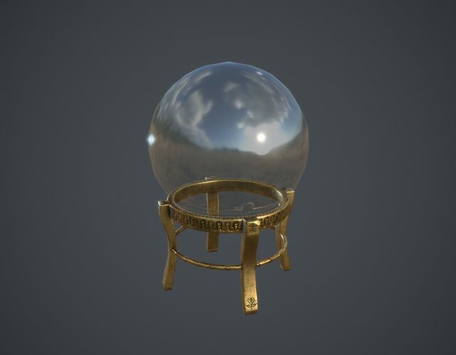 Crystal Ball Low-poly 3D model
