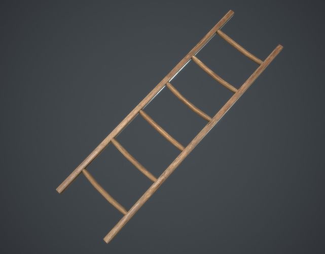 Ladder Low-poly 3D model