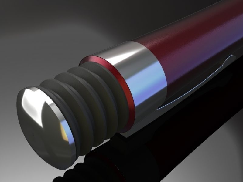 Stylish Pen 3D model_1