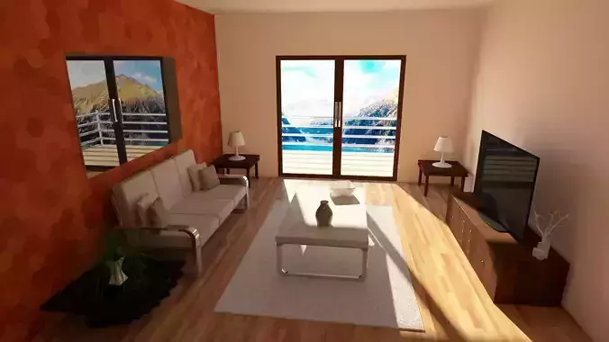 Living Room  3D model