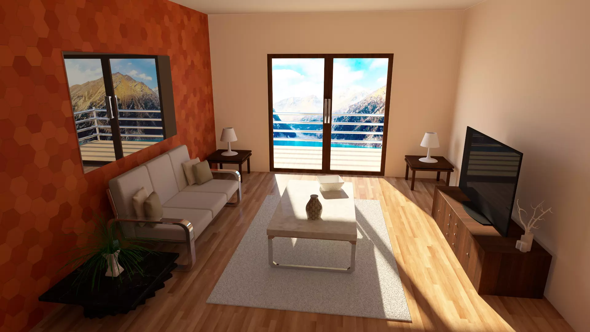 Living Room  3D model_0
