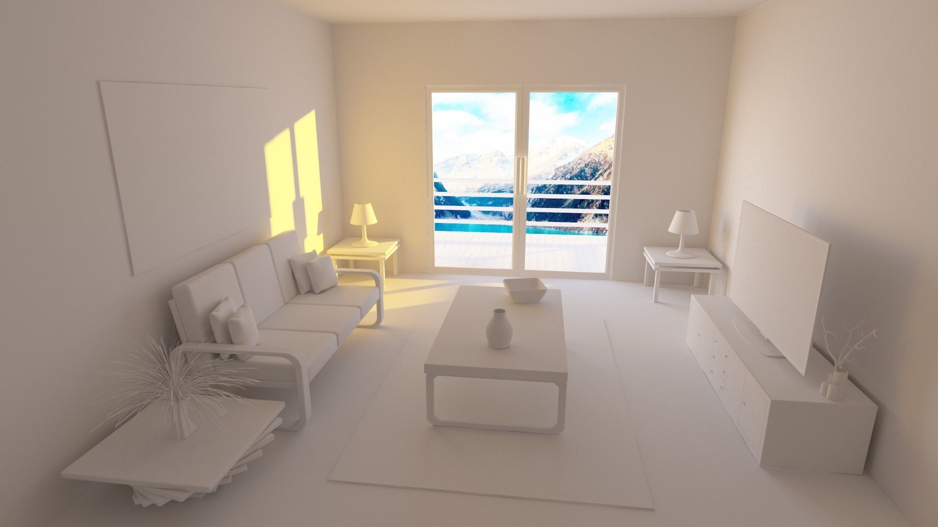 Living Room  3D model_6