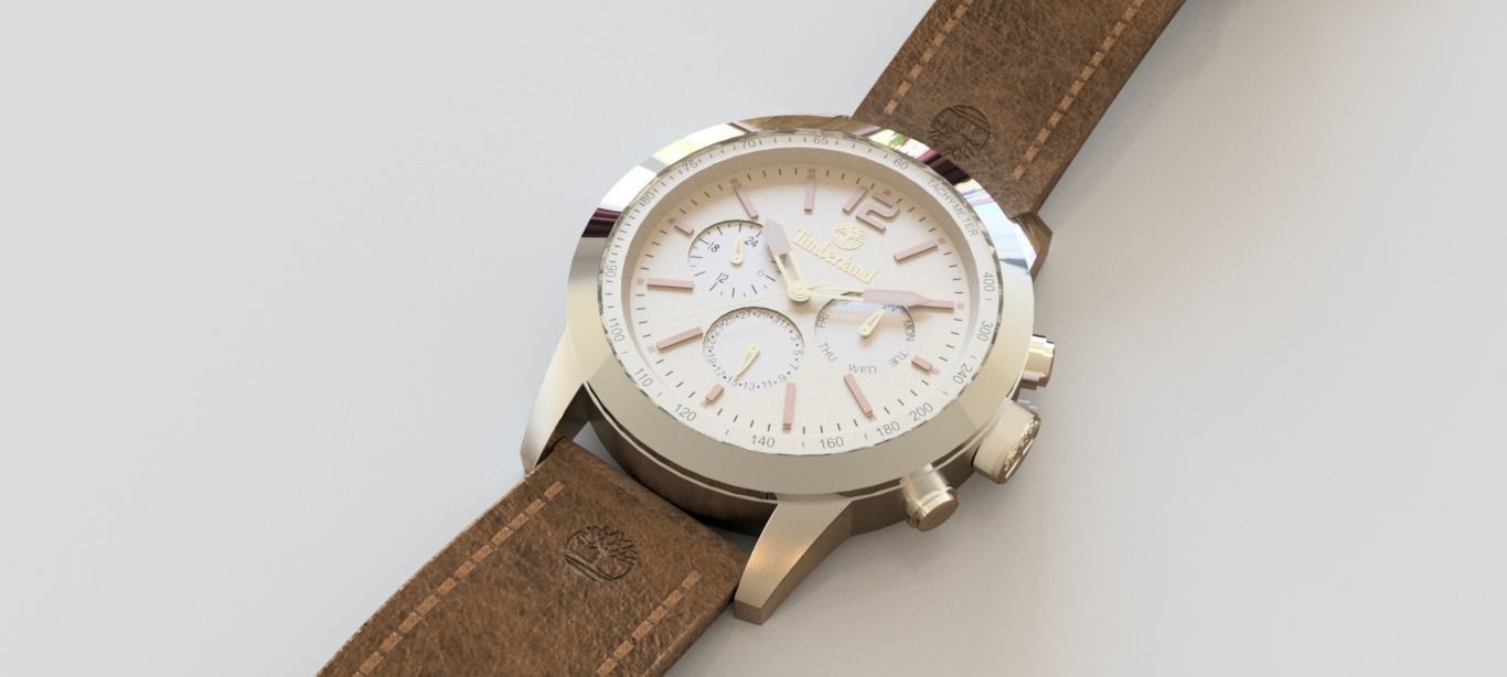 Timberland Watch - 3D Model 3D model_10