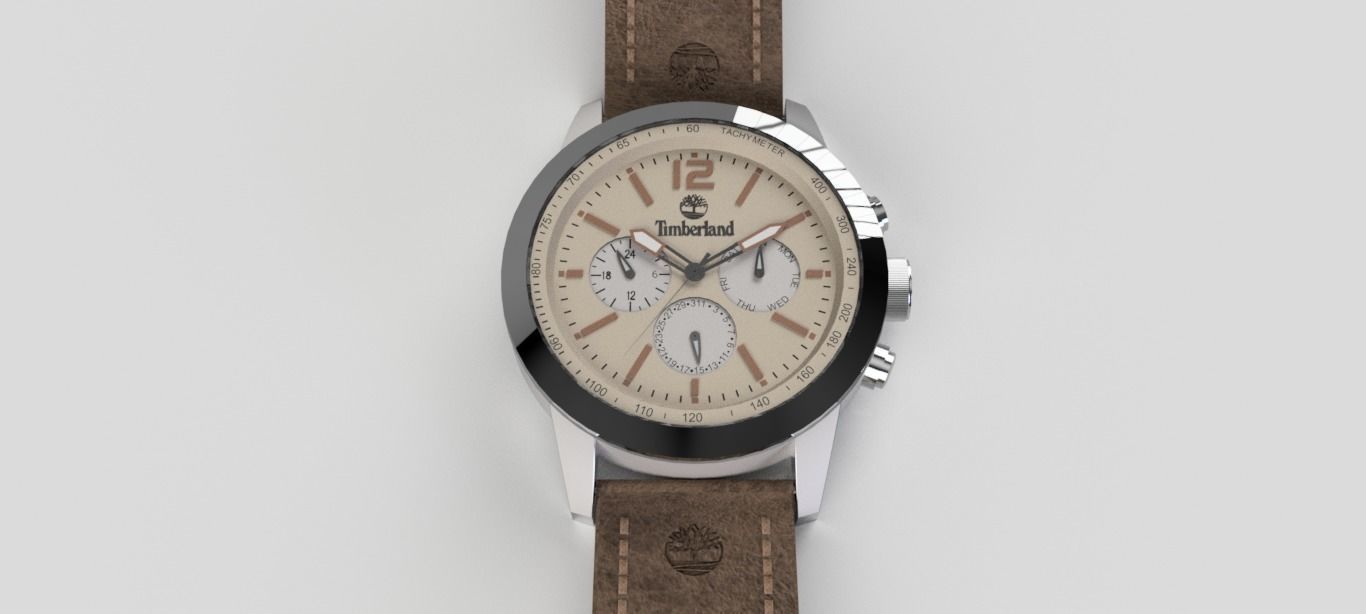 Timberland Watch - 3D Model 3D model_7