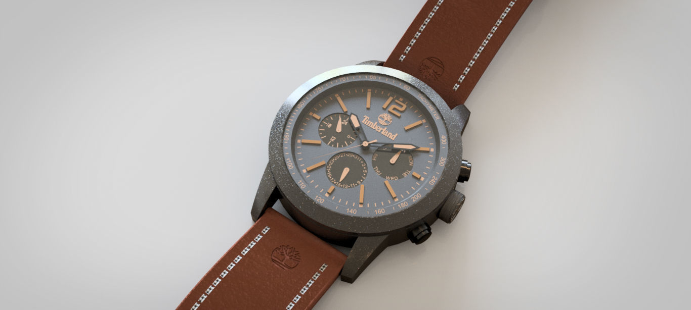 Timberland Watch - 3D Model 3D model_3