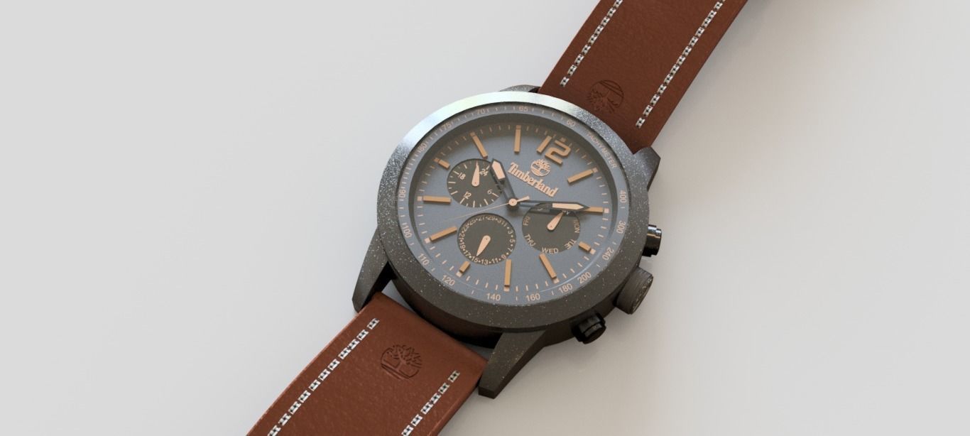 Timberland Watch - 3D Model 3D model_15