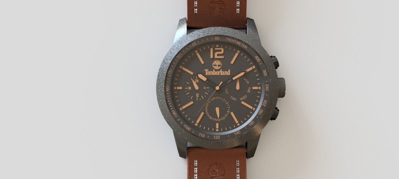 Timberland Watch - 3D Model 3D model_8