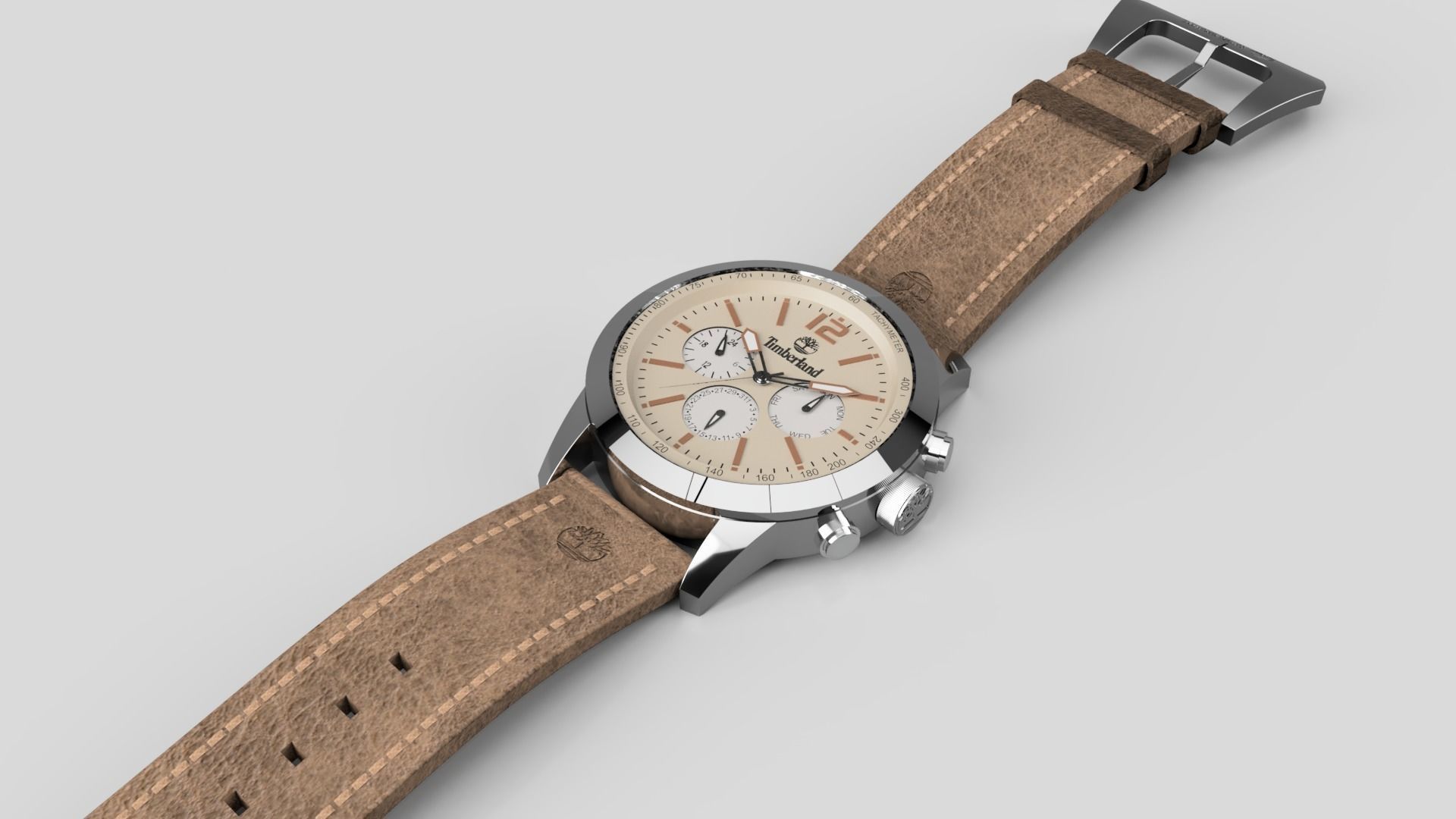 Timberland Watch - 3D Model 3D model_1