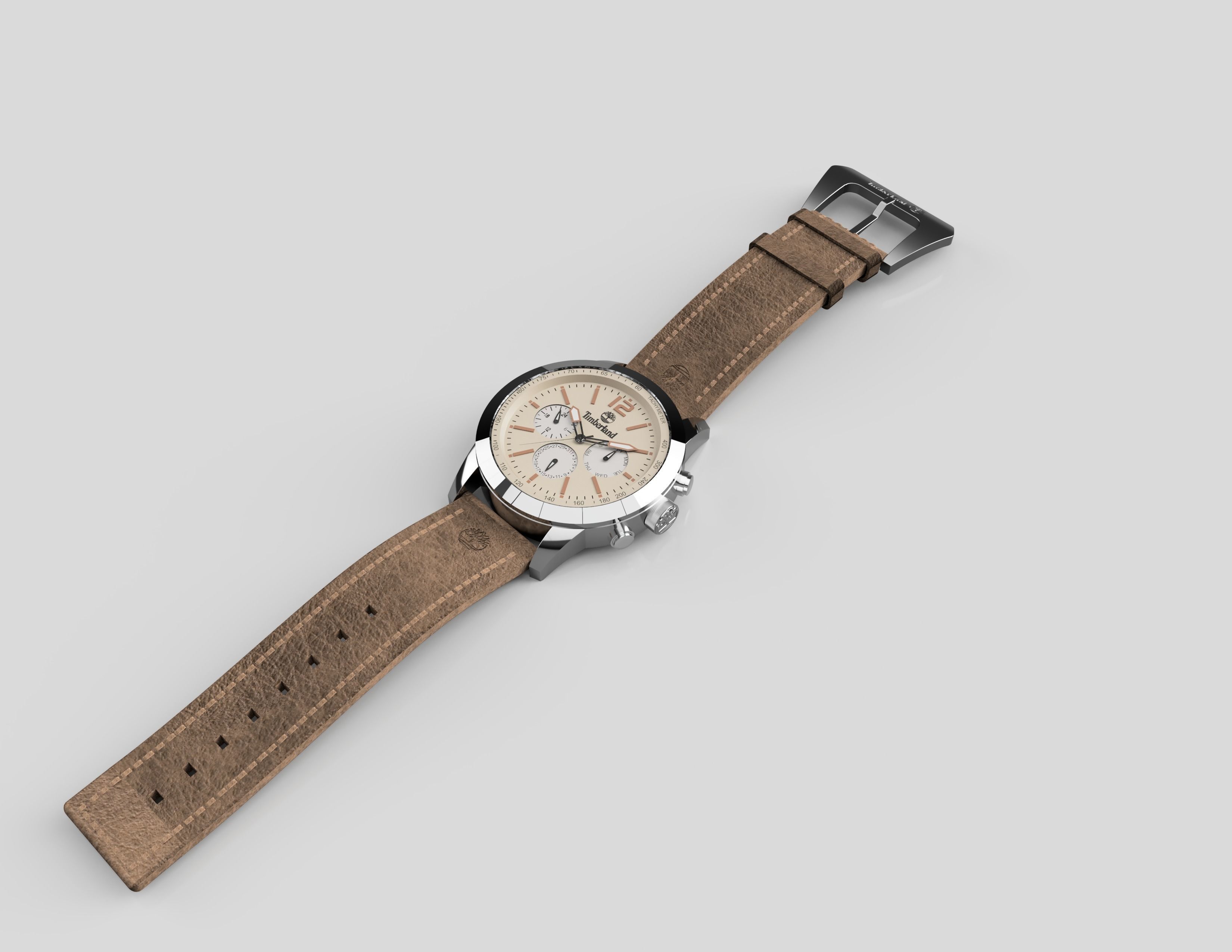 Timberland Watch - 3D Model 3D model_17