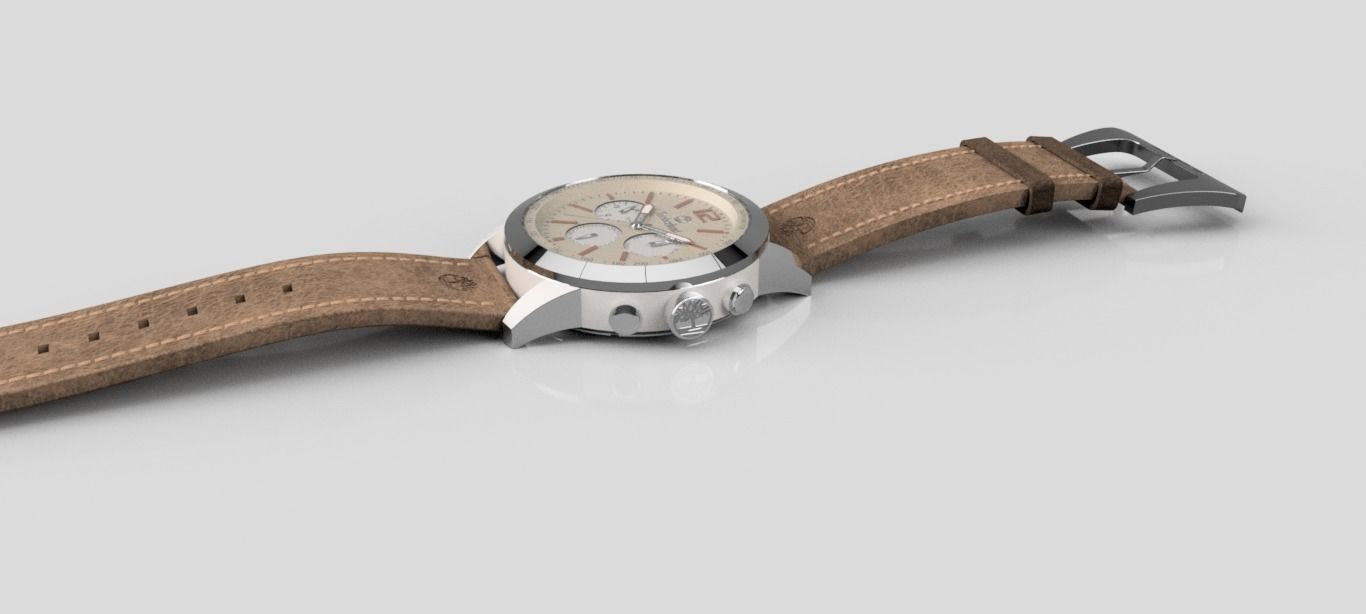 Timberland Watch - 3D Model 3D model_12