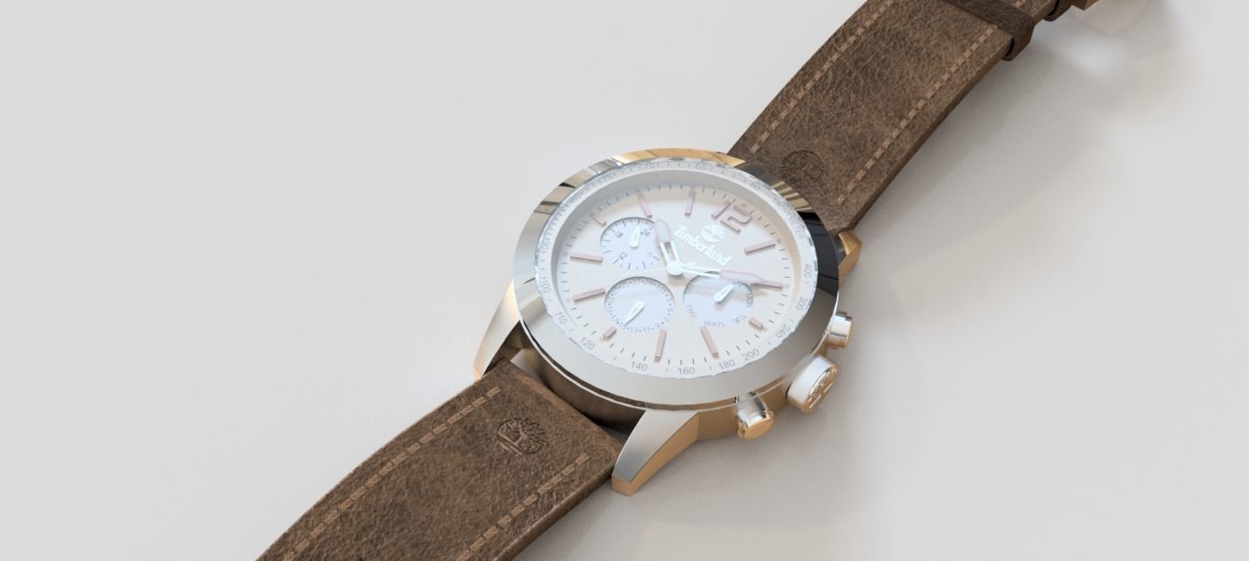 Timberland Watch - 3D Model 3D model_11