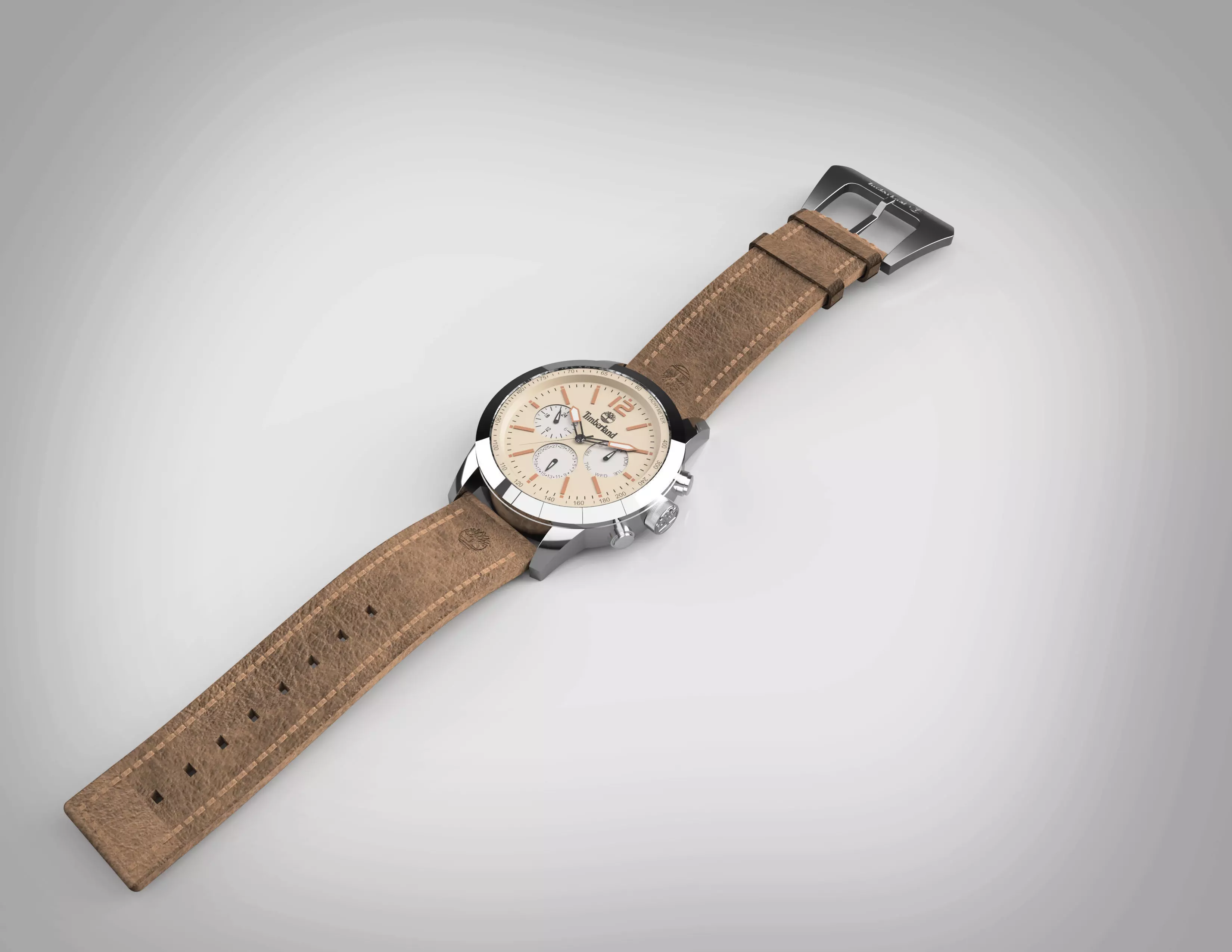 Timberland Watch - 3D Model 3D model_0