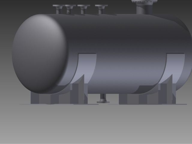 Degasifier Tank  Free 3D model_4
