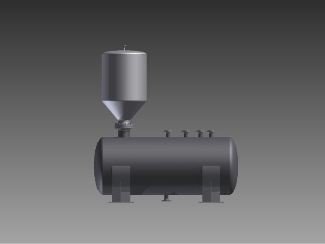 Degasifier Tank  Free 3D model_5