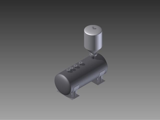 Degasifier Tank  Free 3D model_1