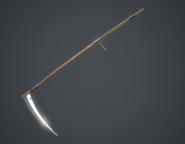 Scythe Low-poly 3D model