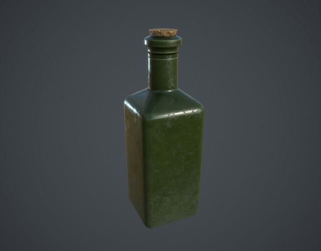 Small Potion Bottle Low-poly 3D model