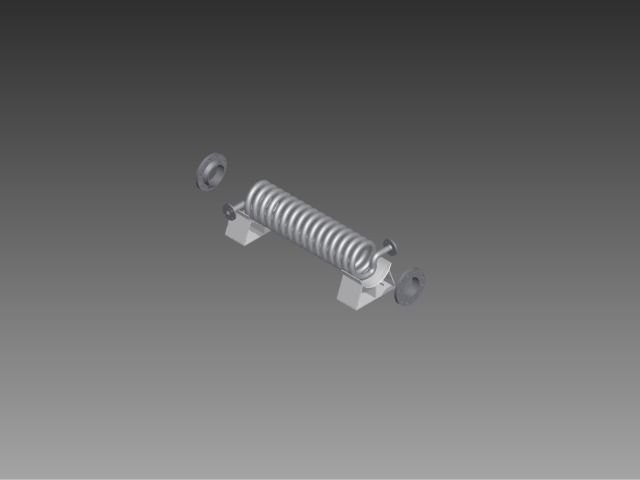 Tubular Heat Exchanger Free 3D model_4